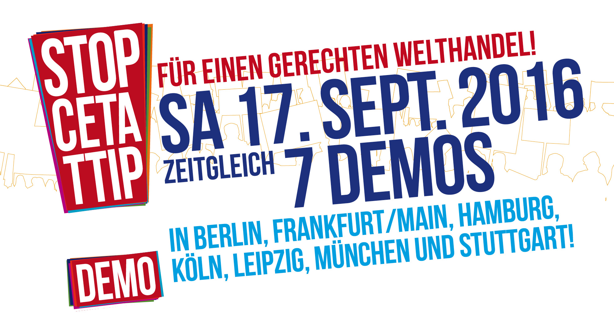 Einladung zur Demo am 17. September 2016